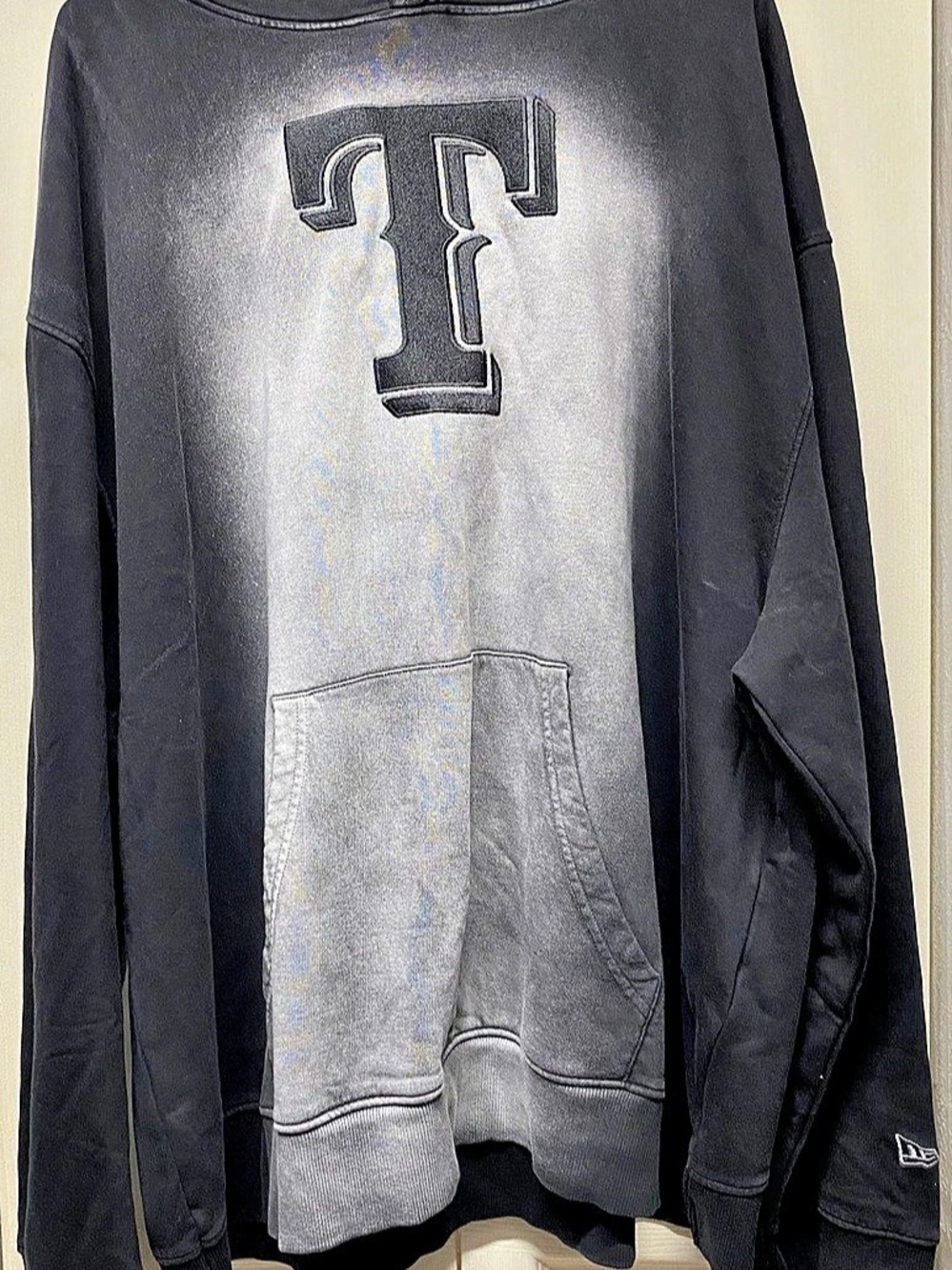 New Era Texas Rangers New Era Mineral-Washed Pullover Hoodie Mineral-Washed XXL